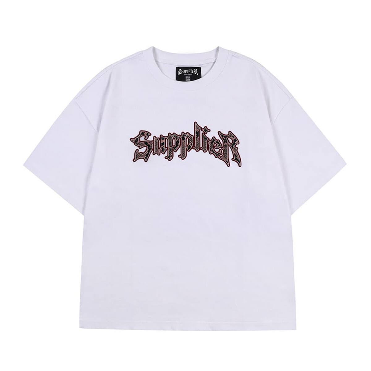 SUPPLIER PYTHON IRON LOGO HEAVY WEIGHT TEE WHITE 22SU-I