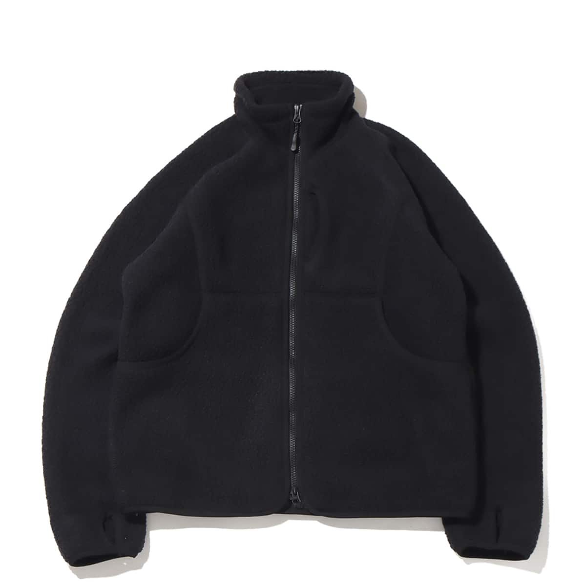 snow peak Thermal Boa Fleece Jacket Black 23FA-Iのメイン画像
