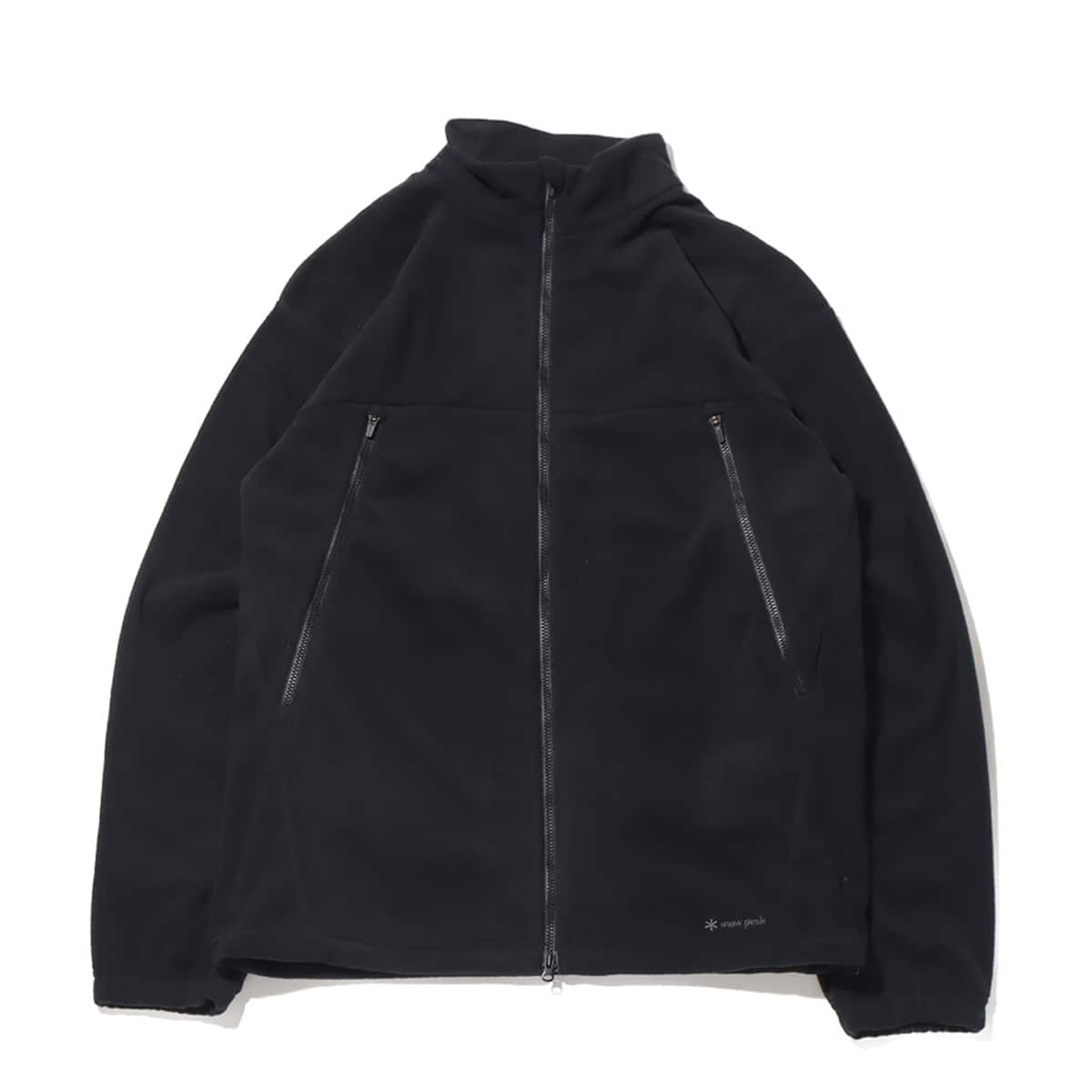 snow peak Micro Fleece Jacket Black 23FA-Iのメイン画像