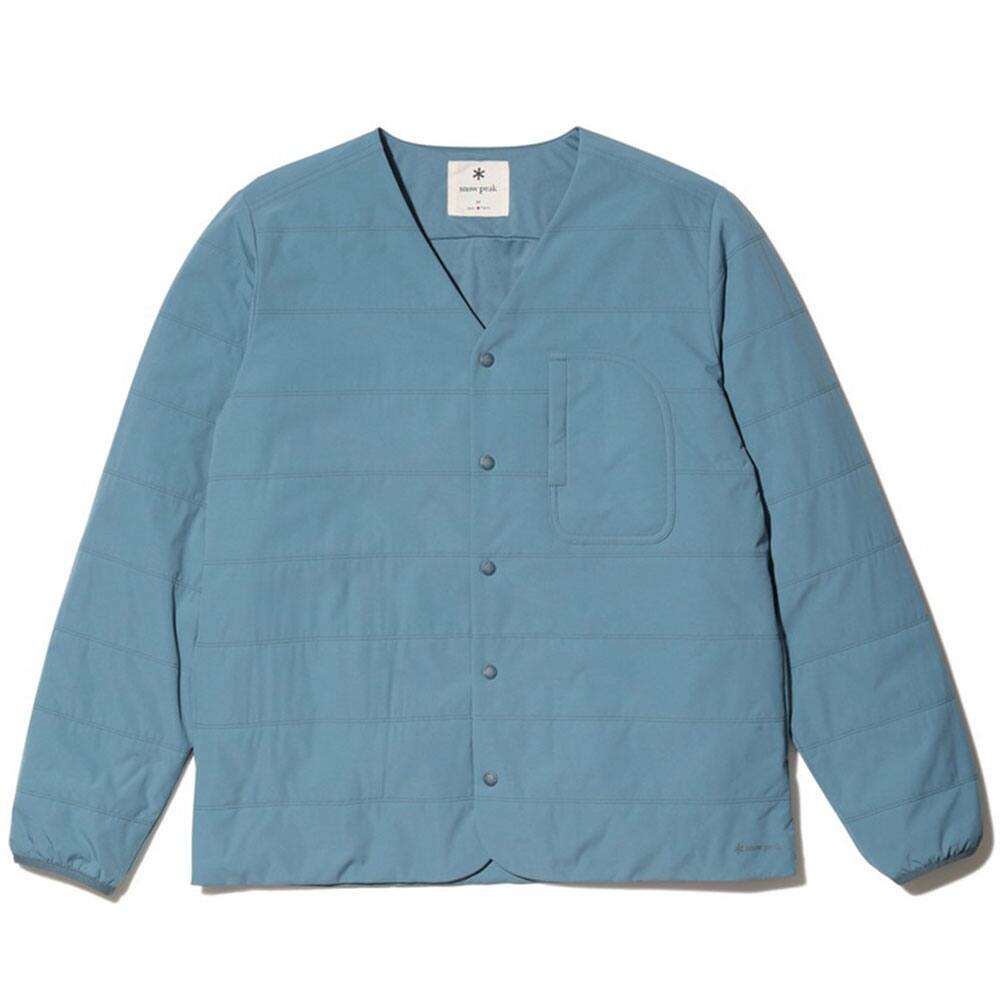 snow peak Flexible Insulated Cardigan Lightblue 24SP-Iのメイン画像