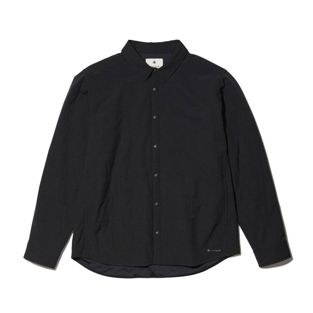 snow peak Flexible Insulated Shirt Black 24SP-Iのメイン画像