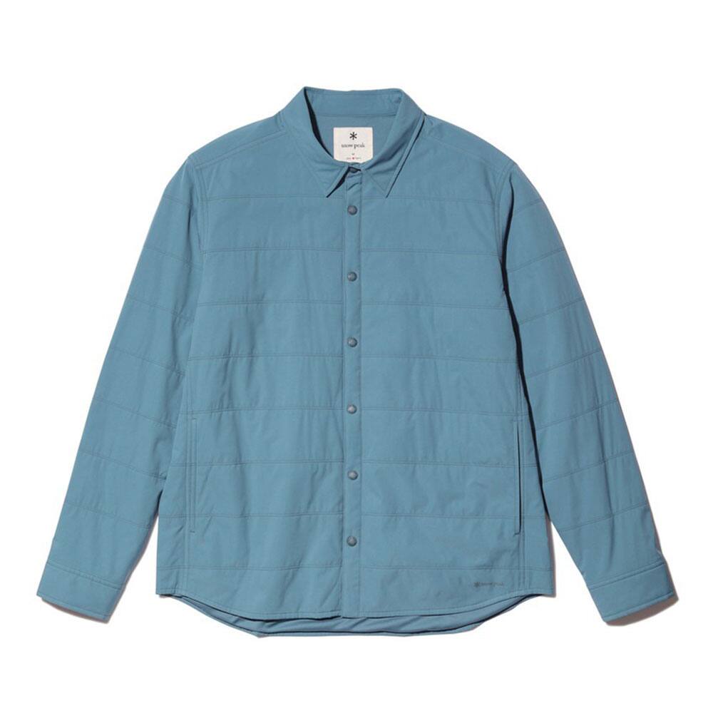 snow peak Flexible Insulated Shirt Lightblue 24SP-Iのメイン画像