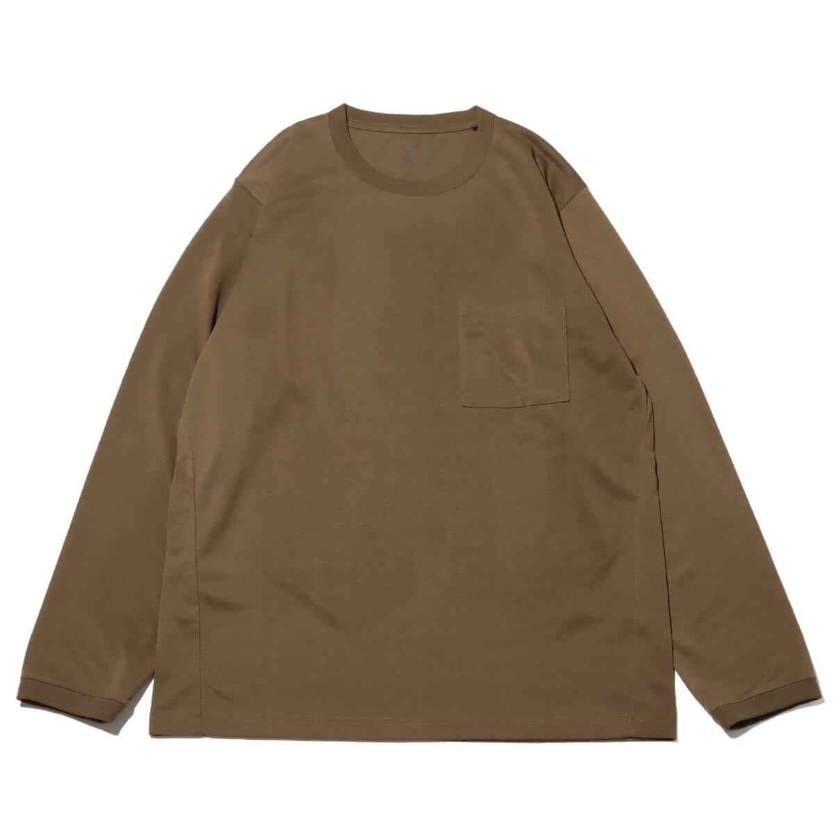 snow peak Insect Shield Long Sleeve T-Shirt Olive のメイン画像