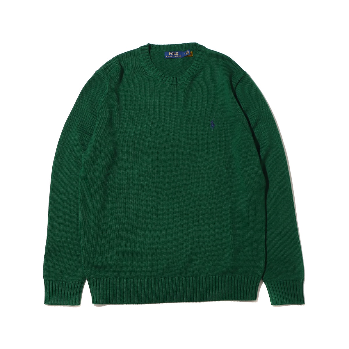 POLO RALPH LAUREN COTTON-LONG SLEEVE-SWEATER NEW FOREST 22FW-Iのメイン画像
