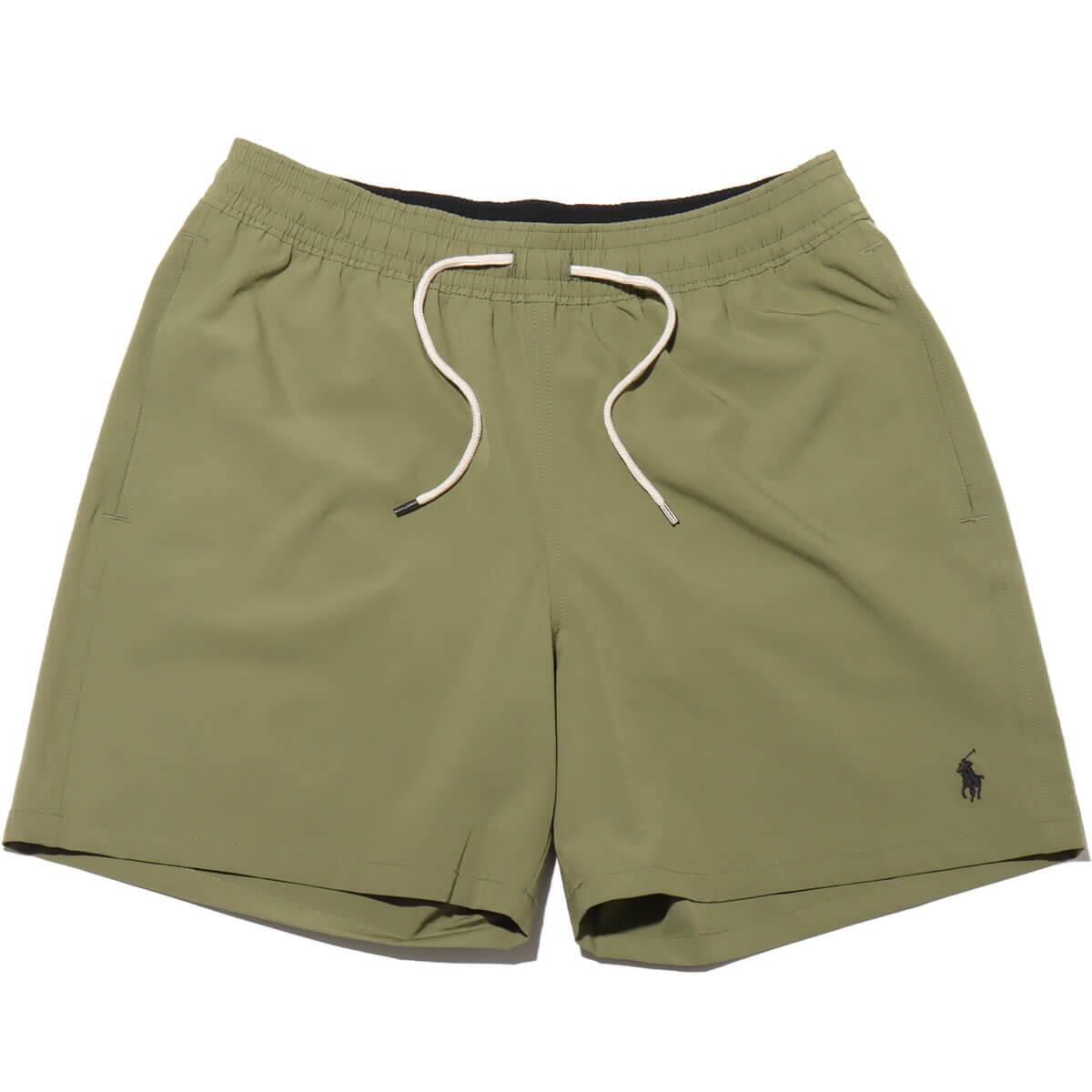 POLO RALPH LAUREN TRAVELER SWIM SHORT OLIVE