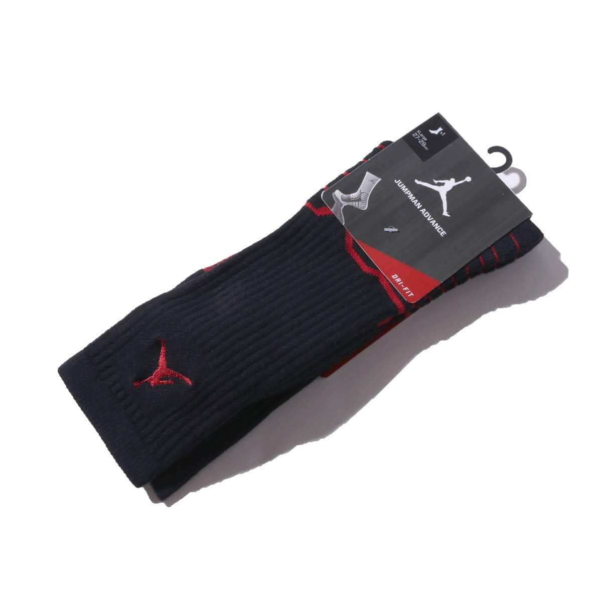 JORDAN BRAND JORDAN JUMPMAN ADVANCE CREW SOCK BLACK 16FA-Iのメイン画像