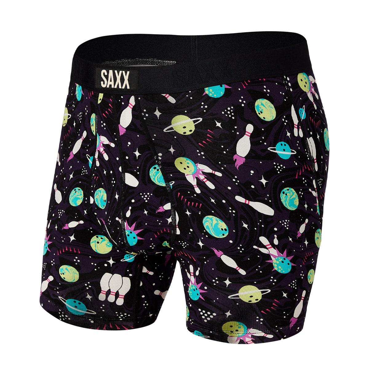 SAXX ULTRA BOXER BRIEF FLY BLACK COSMIC BOWLING 21FA-I_photo_large