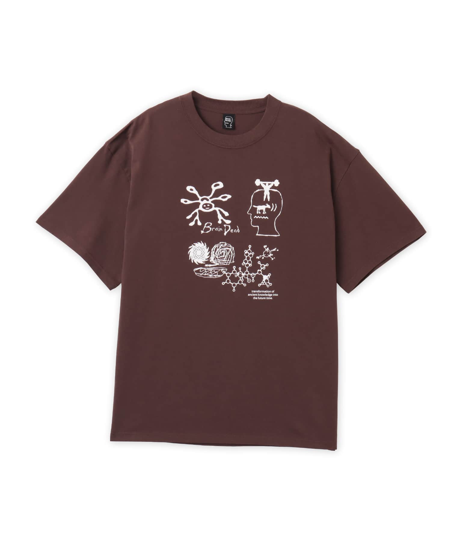 BRAIN DEAD ANCIENT KNOWLEDGE T-SHIRT BERRYのメイン画像