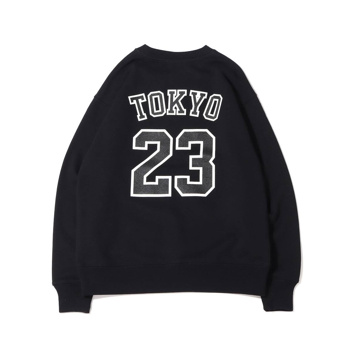 TOKYO 23 LOGO CREW BLACK 22SS-Iのメイン画像