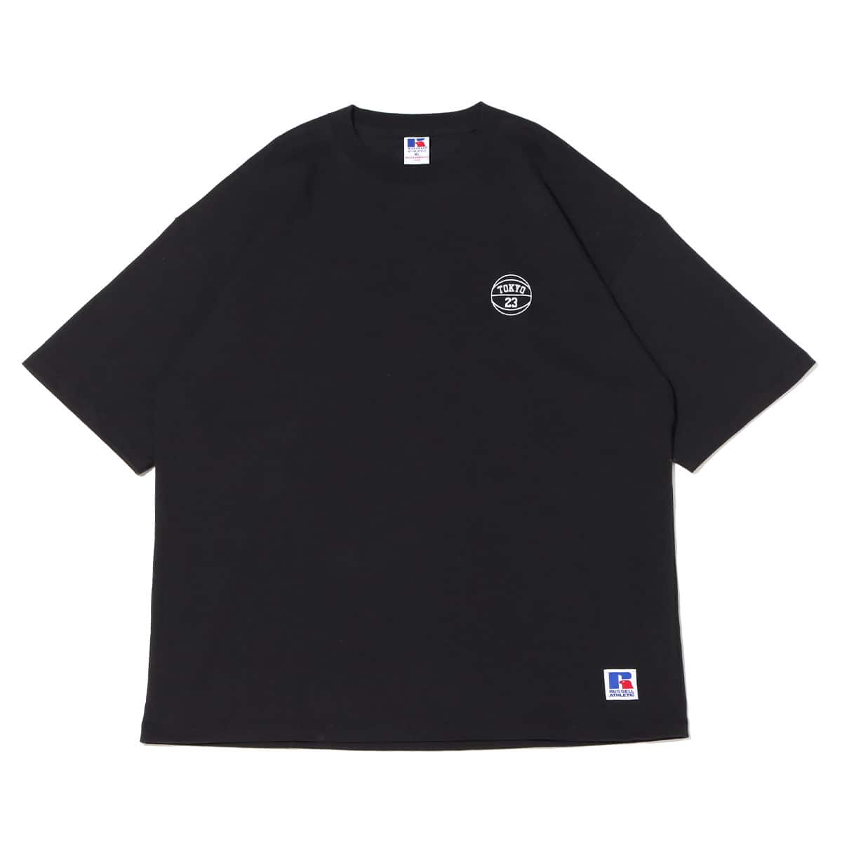 TOKYO 23 x RUSSELL ATHLETIC EMBROIDERY LOGO TEE BLACK 22SS-S_photo_large