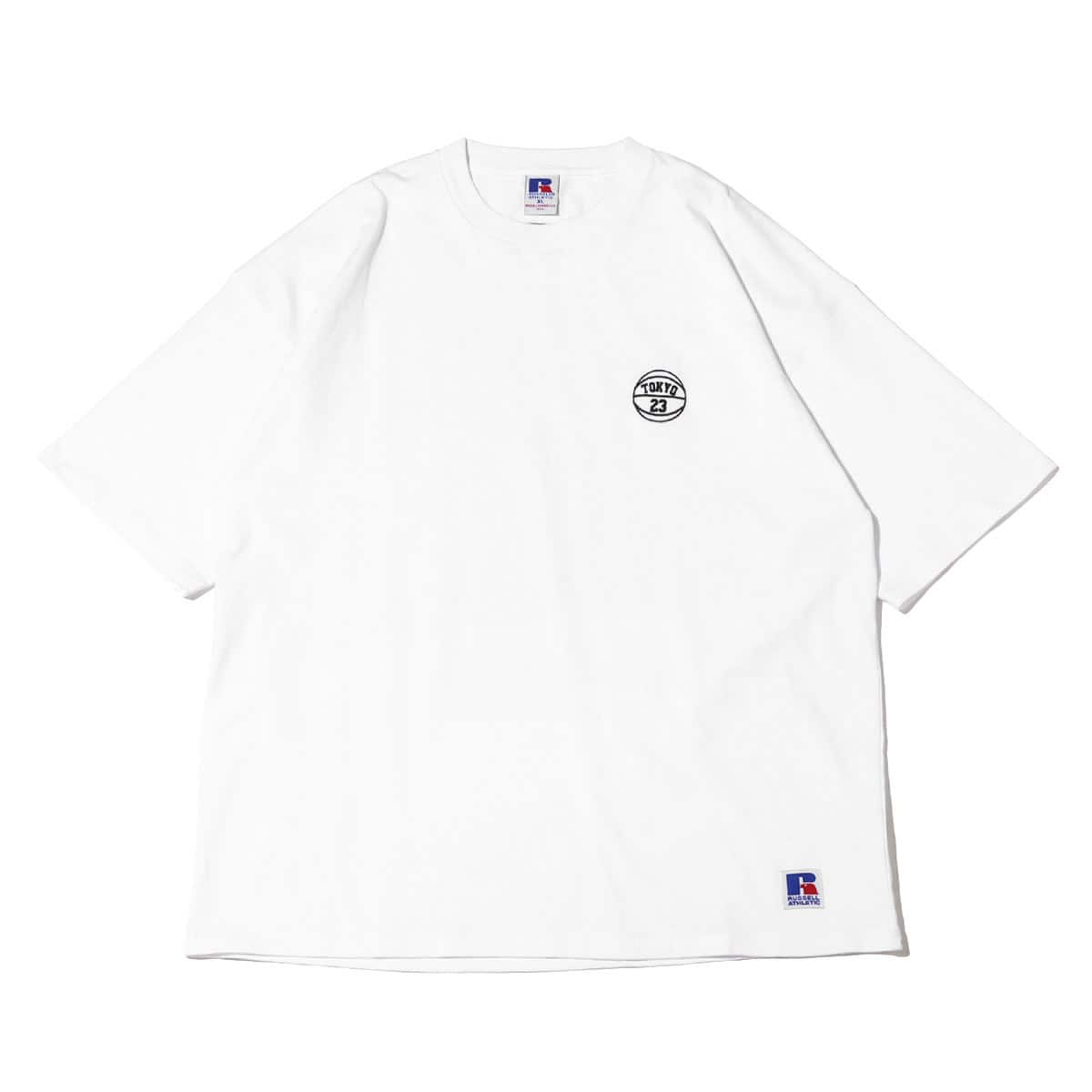 TOKYO 23 x RUSSELL ATHLETIC EMBROIDERY LOGO TEE WHITE 22SS-S_photo_large