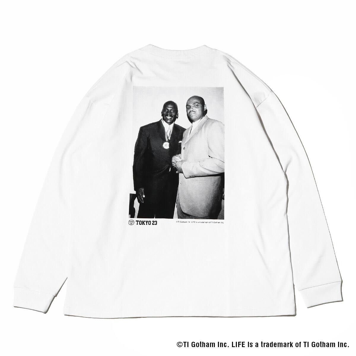 TOKYO 23 x LIFE magazine PHOTO LS TEE TYPE1 WHITE 22FW-I