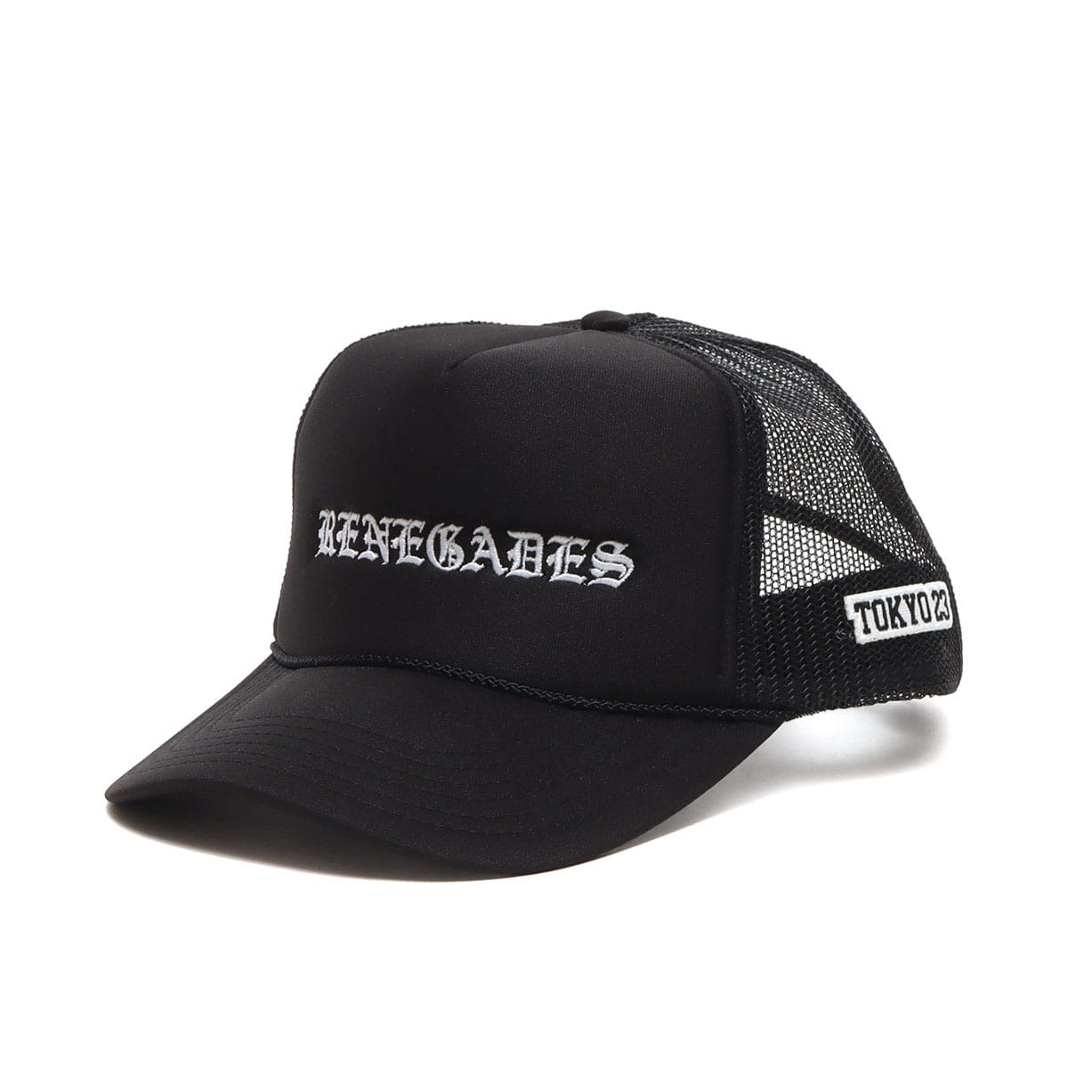 TOKYO 23 RENEGADES MESH CAP BLACK / BLACK 23SS-Iのメイン画像