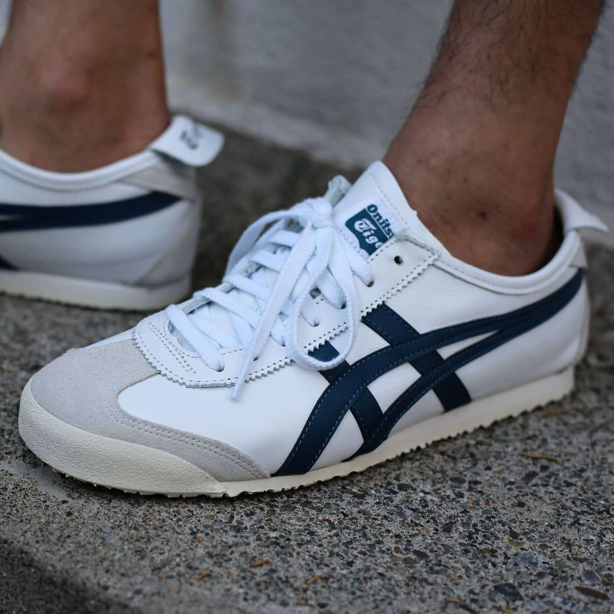 onitsuka tiger mexico 66 white ink blue