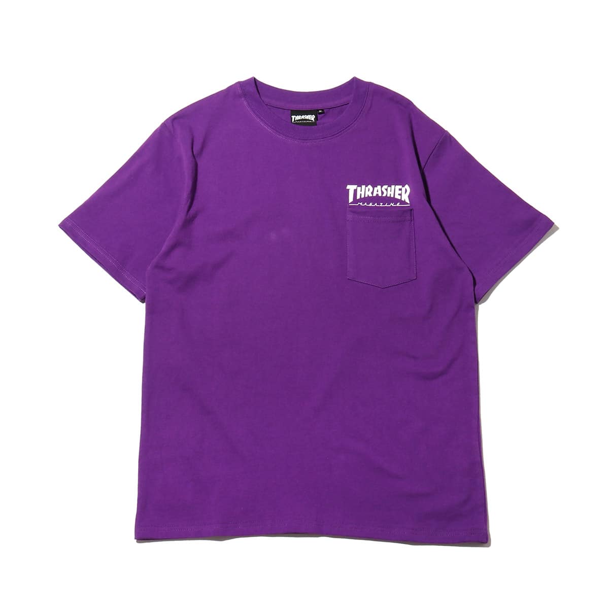 THRASHER HOMETOWN POCKET S/S TEE PURPLE/WHITE 19SS-I_photo_large