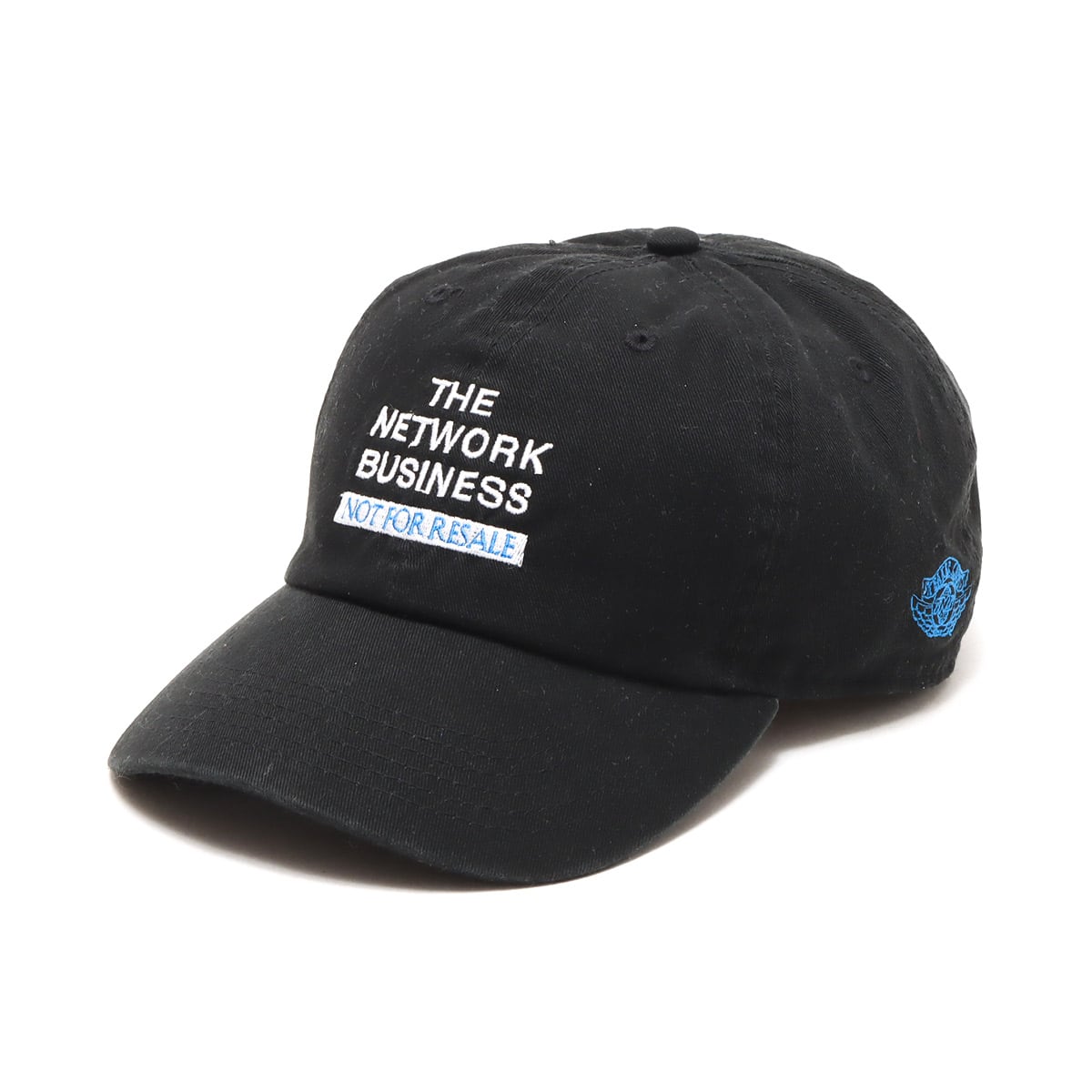 THE NETWORK BUSINESS × ANTHONY WING LOGO PANEL CAP BLACK 21FA-I