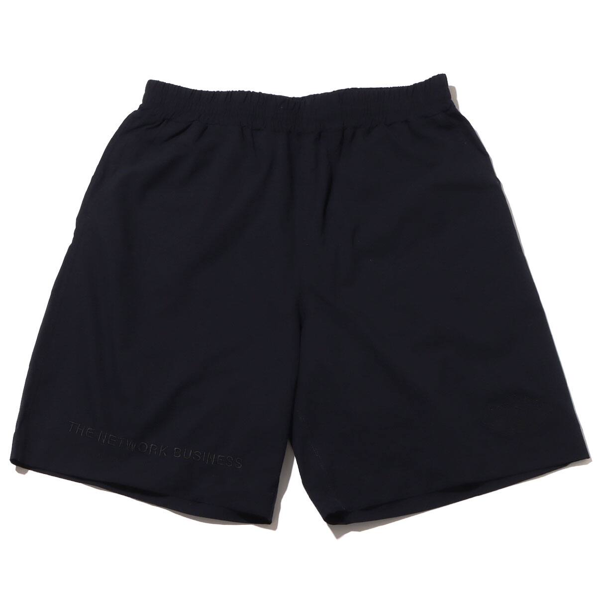 THE NETWORK BUSINESS WING LOGO EMBROIDERY NYLON SHORTS / ザ