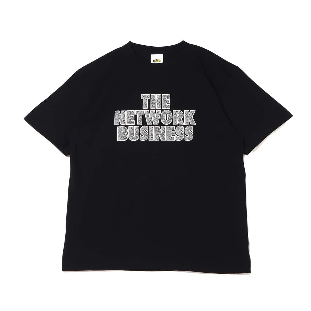 THE NETWORK BUSINESS FOAM PRINT ELEPHANT S/S TEE BLACKのメイン画像