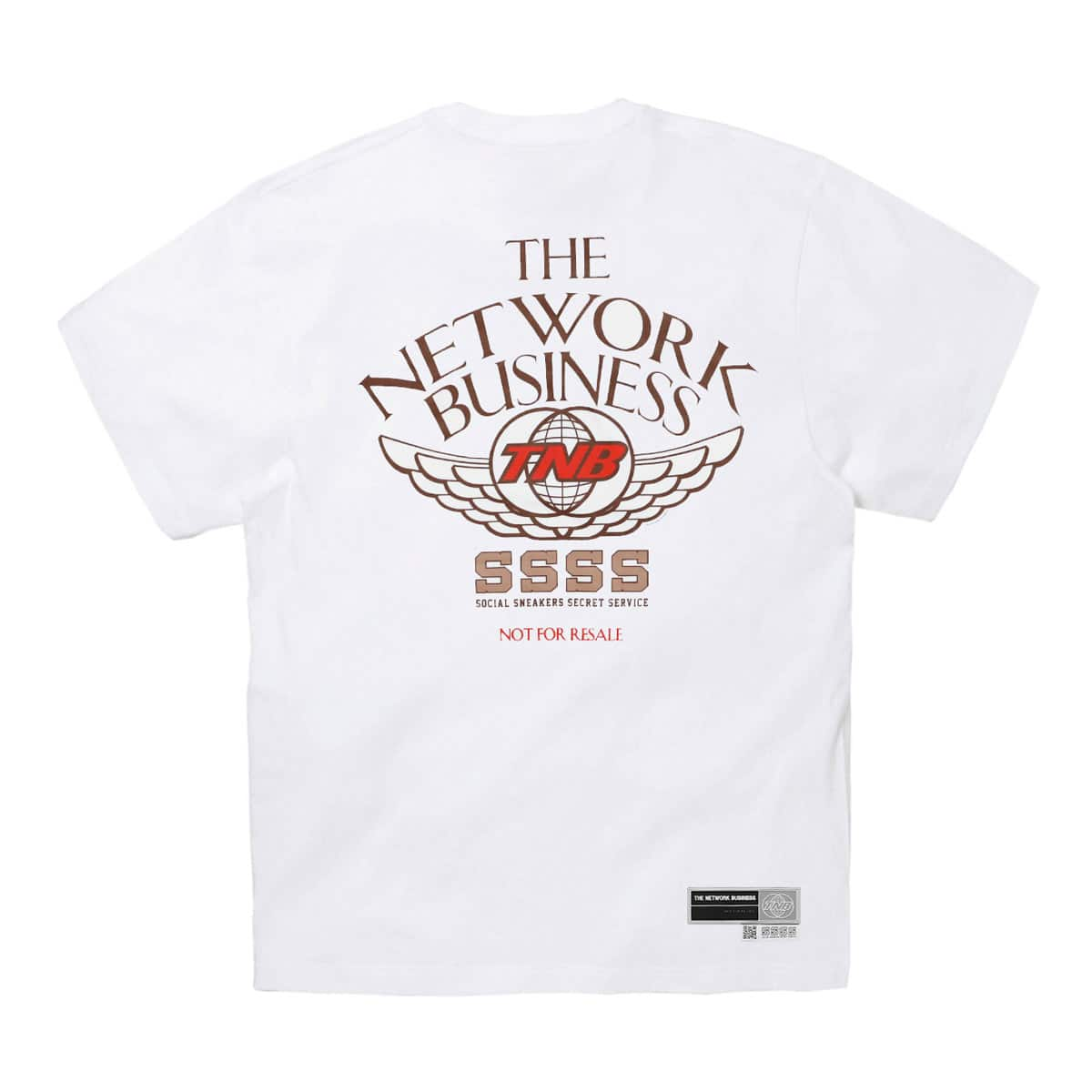 THE NETWORK BUSINESS WING Tee ホワイト 21SP-I