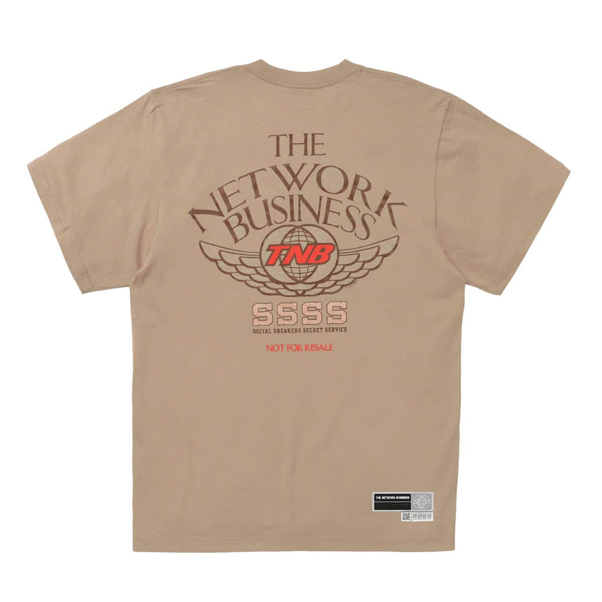 THE NETWORK BUSINESS WING Tee ベージュ 21SP-I