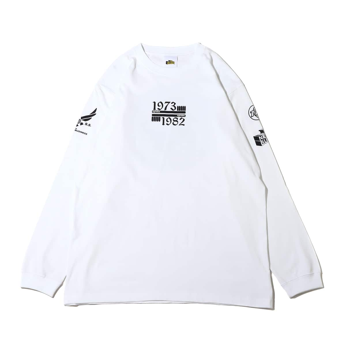 THE NETWORK BUSINESS BRONX L/S TEE WHITE 22FA-I