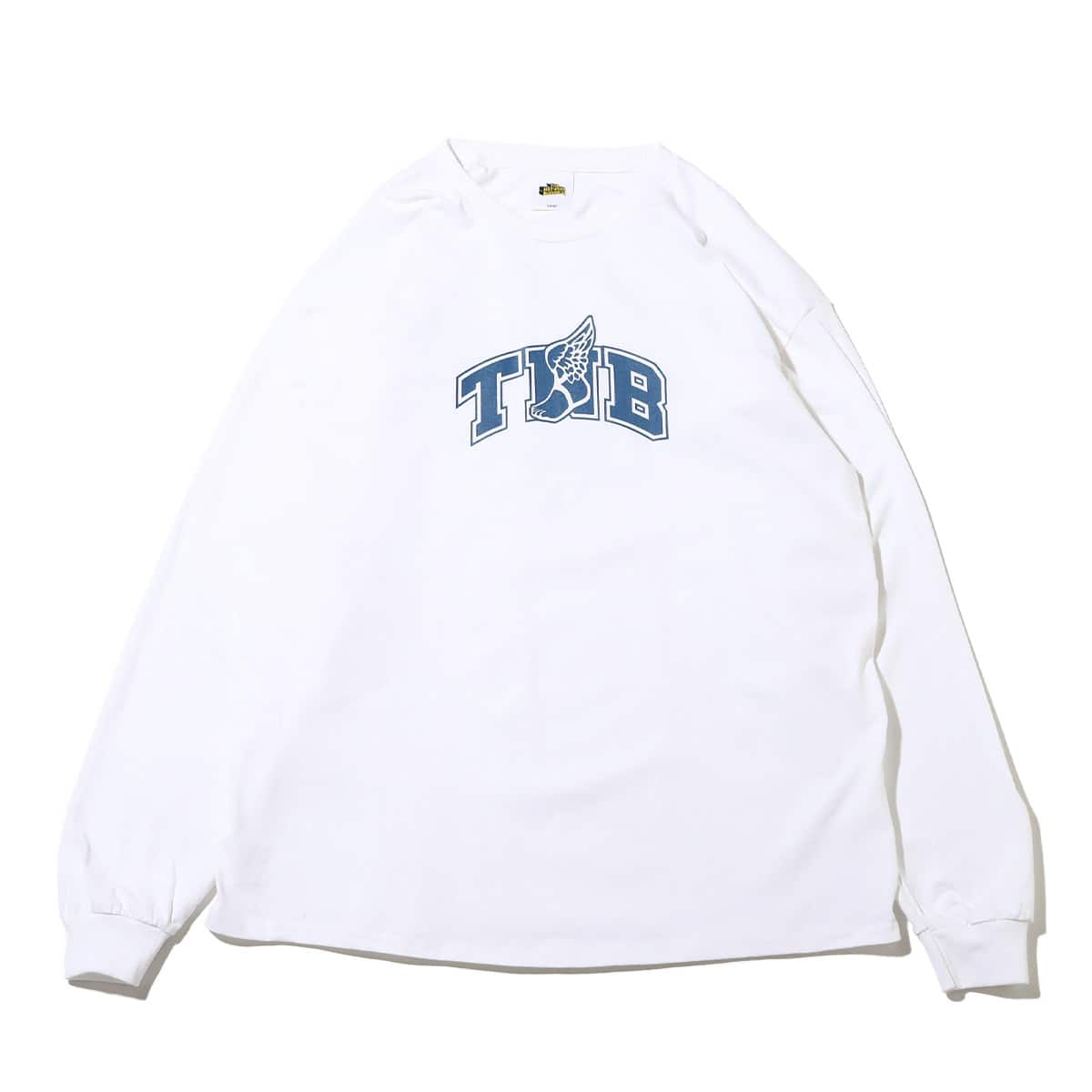 THE NETWORK BUSINESS × BREX WING FOOT L/S TEE WHITE