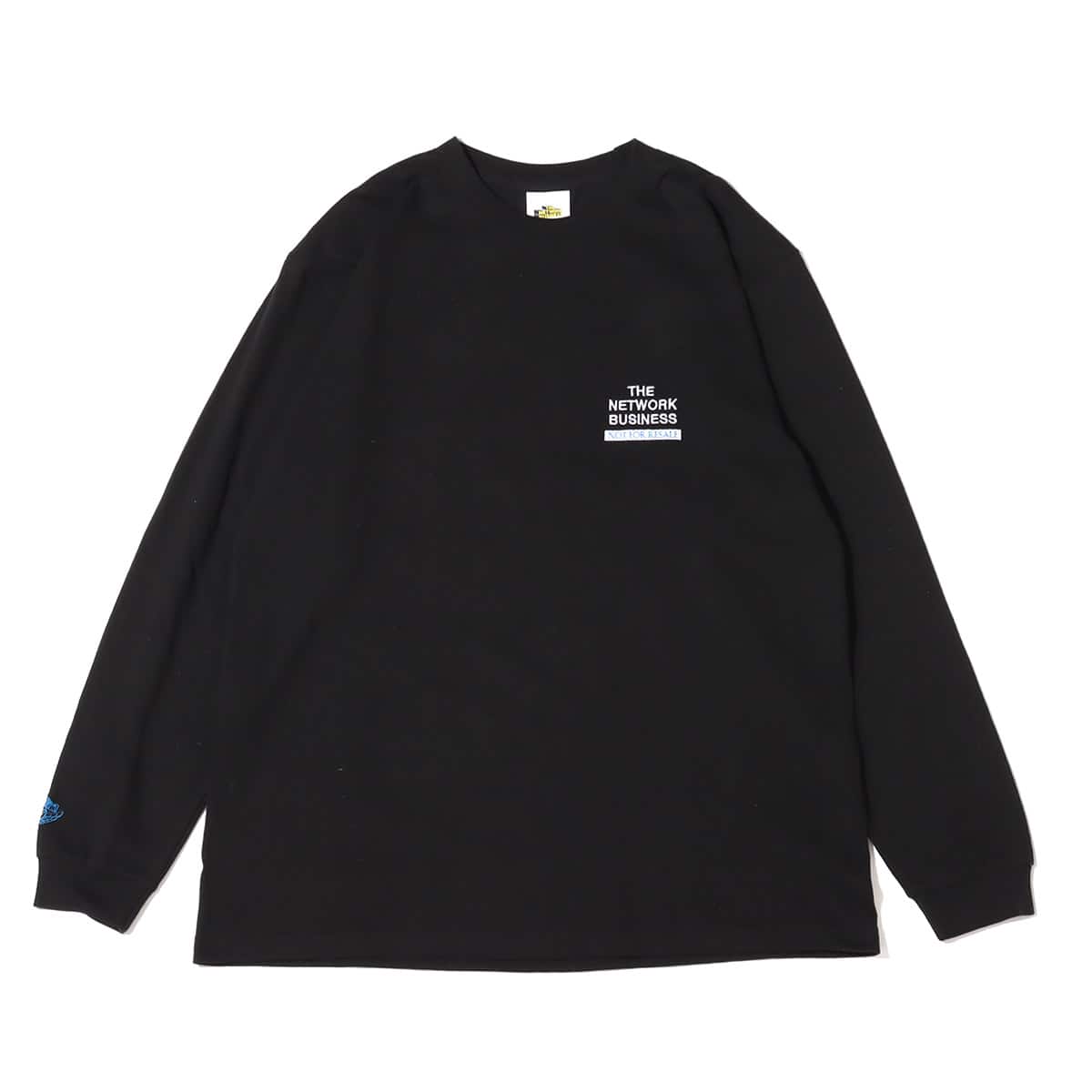 THE NETWORK BUSINESS × ANTHONY 9 GRAPHICS L/S T-SHIRT BLACK 21FA-I