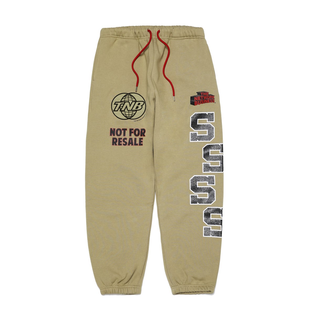 THE NETWORK BUSINESS Sweat Pants Taupe Haze BEIGE 21SP-I