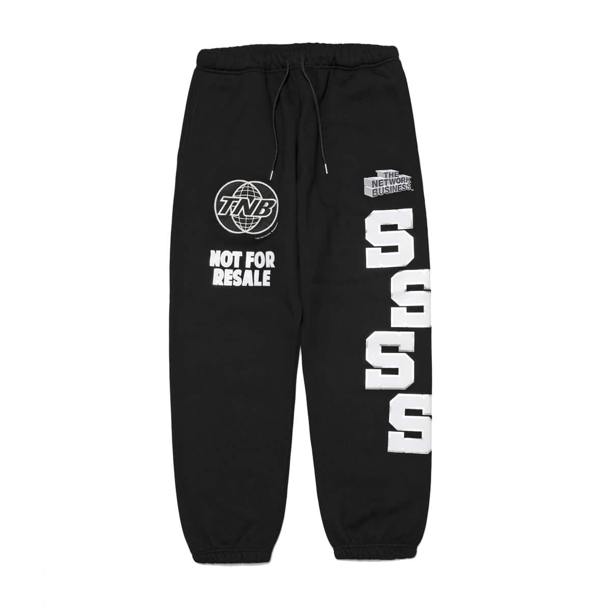 THE NETWORK BUSINESS Sweat Pants Silver Toe BLACK 21SP-S_photo_large