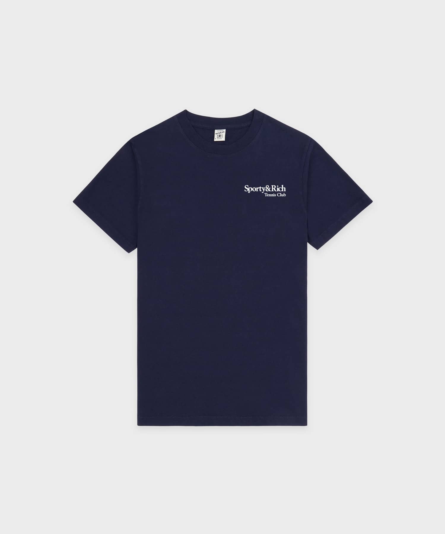 SPORTY&RICH Play Tennis T-Shirt Dark Navyのメイン画像
