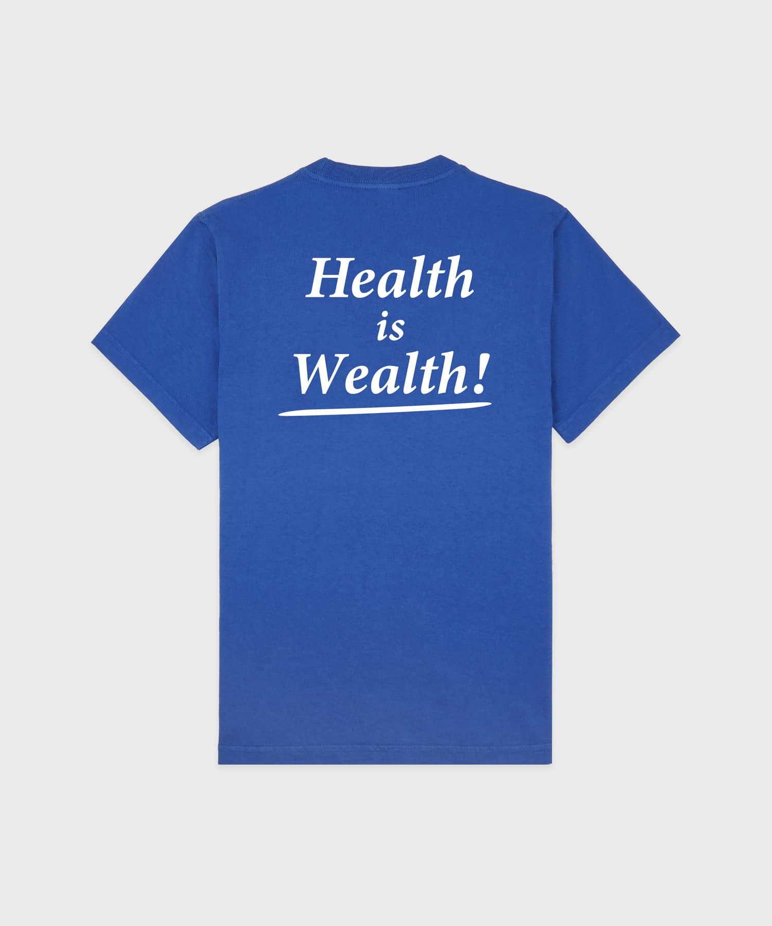 SPORTY＆RICH Health is Wealth T-Shirt Paris Blueのメイン画像