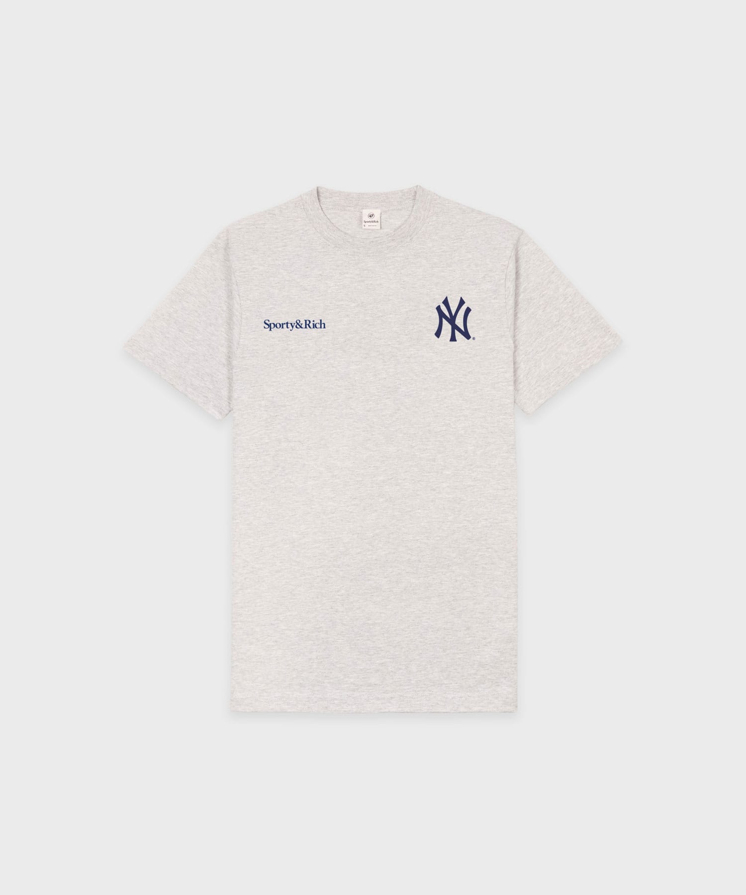 SPORTY＆RICH Champions T-Shirt Heather Grayのメイン画像