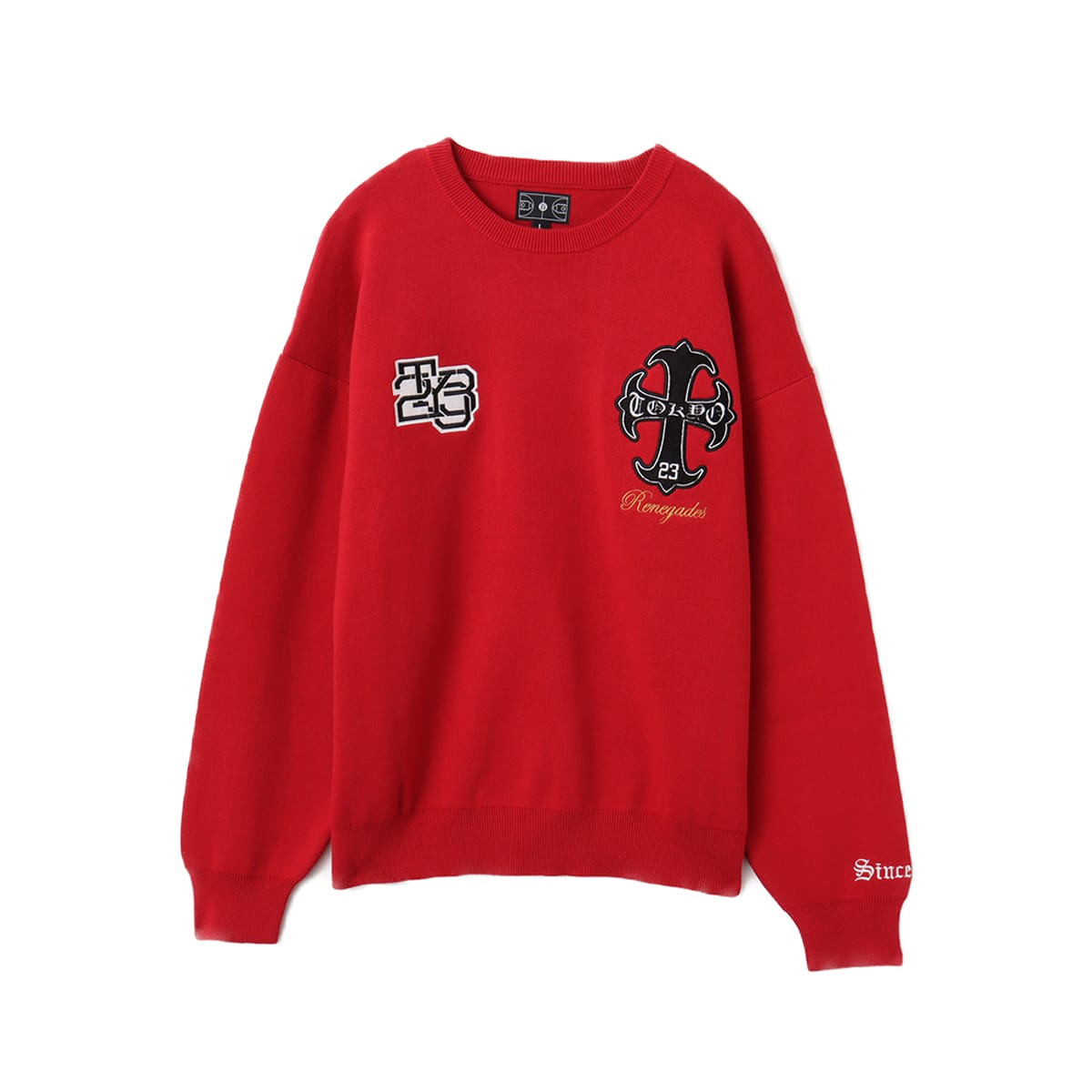 TOKYO 23 Emblem Sweater REDのメイン画像