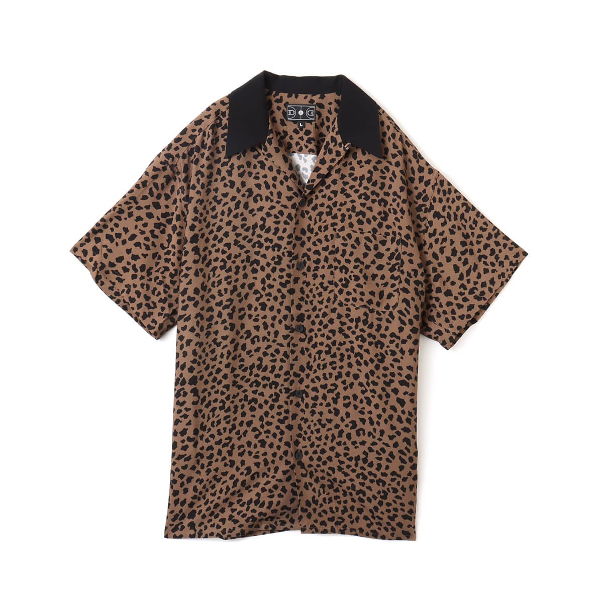 TOKYO 23 Leopard Open Collar Shirt BEIGE （トウキョウ 23
