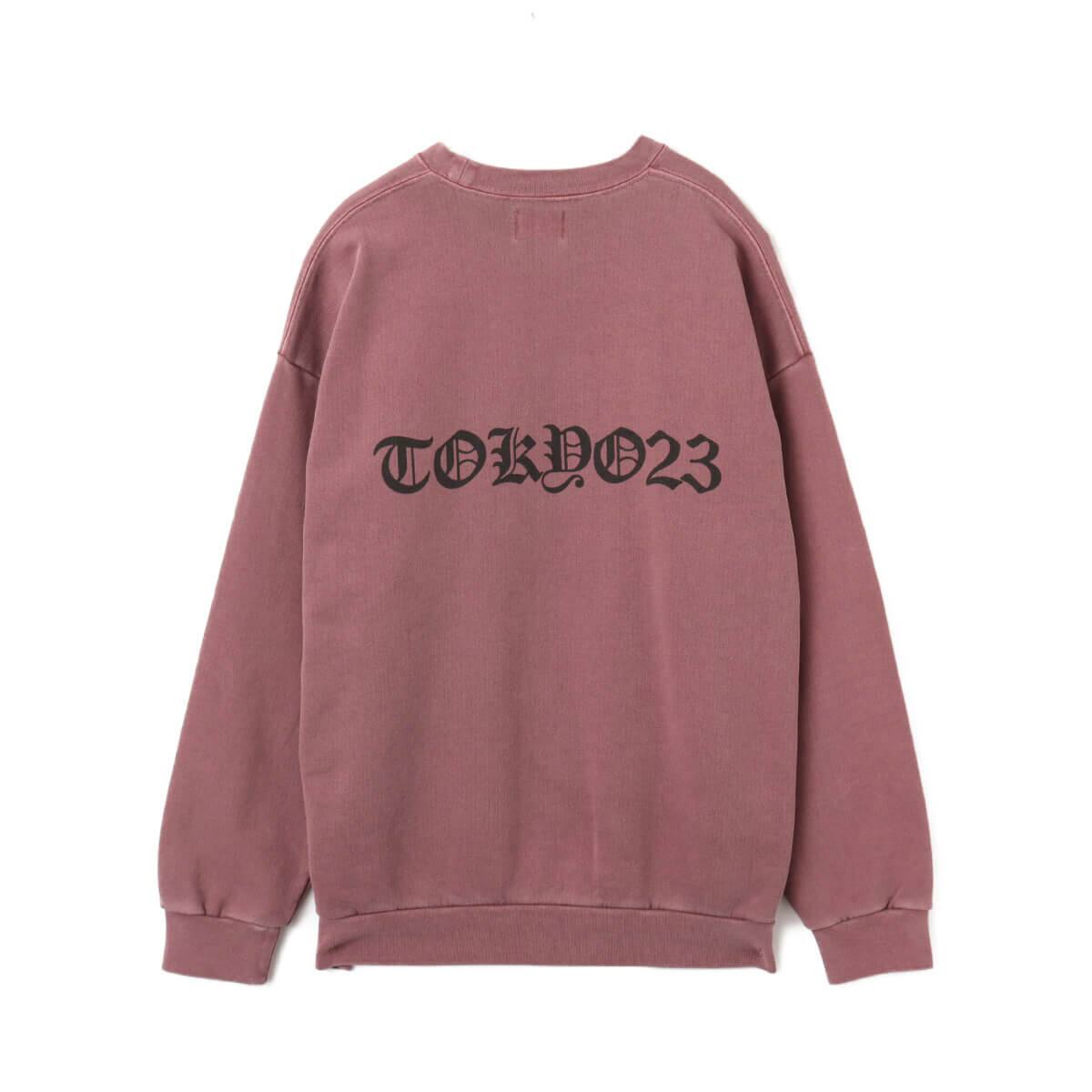 TOKYO 23 Pigment Sweatshirt RED 24SS-Iのメイン画像