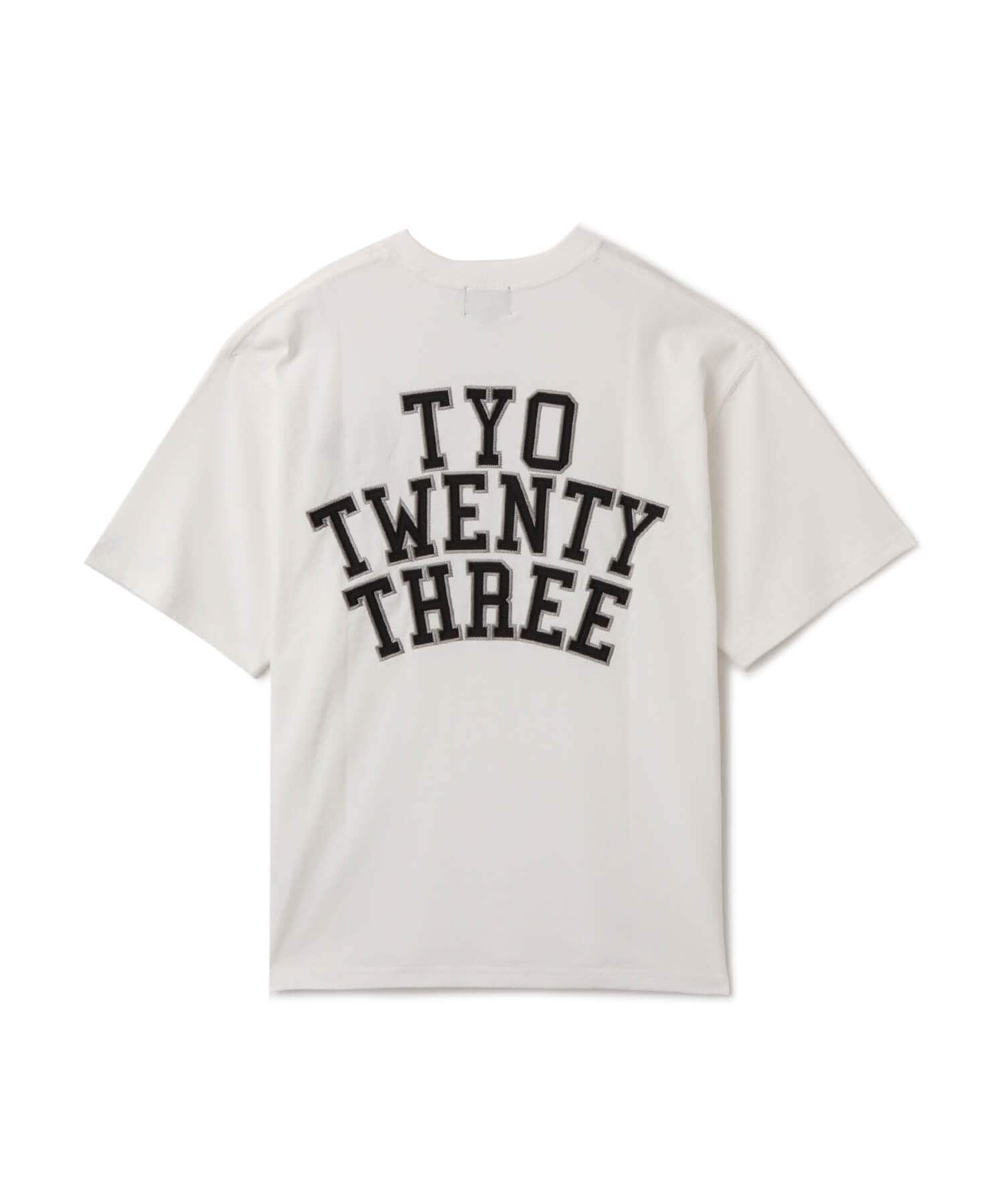 TOKYO 23 Patch Logo T-shirt WHITEのメイン画像