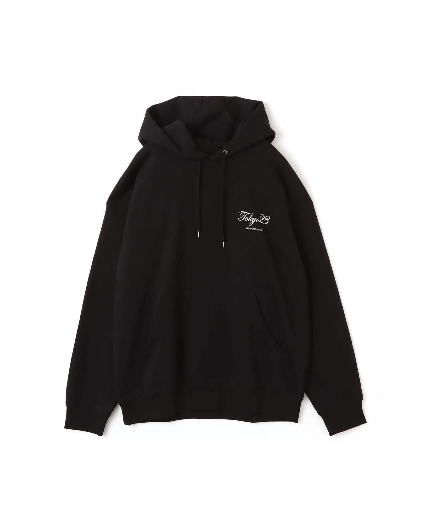 TOKYO 23 Emblem Hooded Sweatshirt BLACKのメイン画像