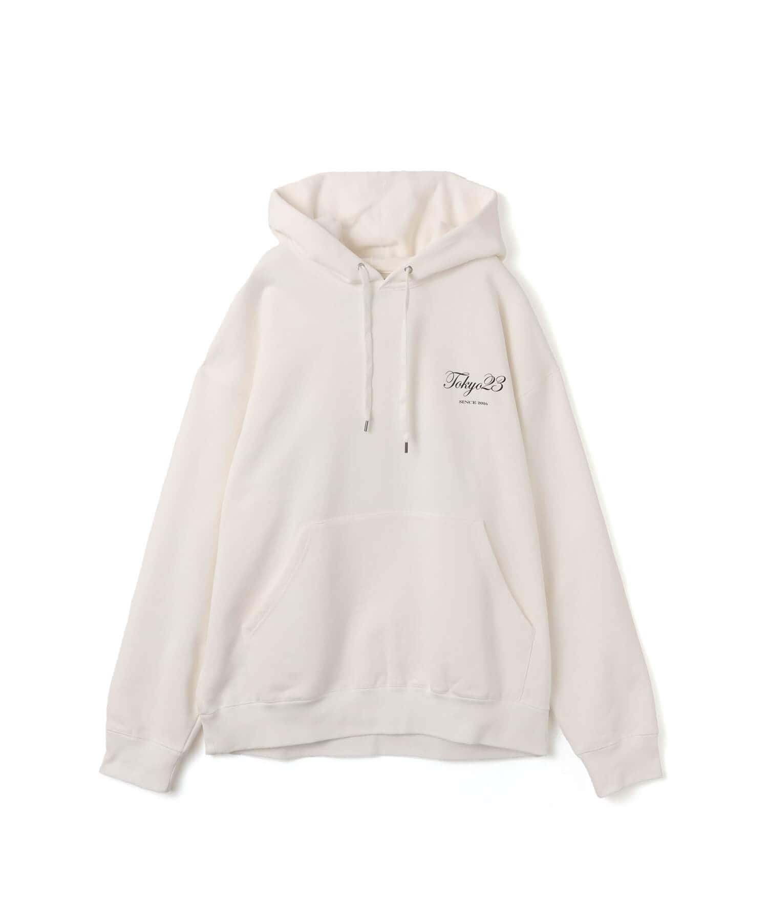 TOKYO 23 Emblem Hooded Sweatshirt WHITEのメイン画像