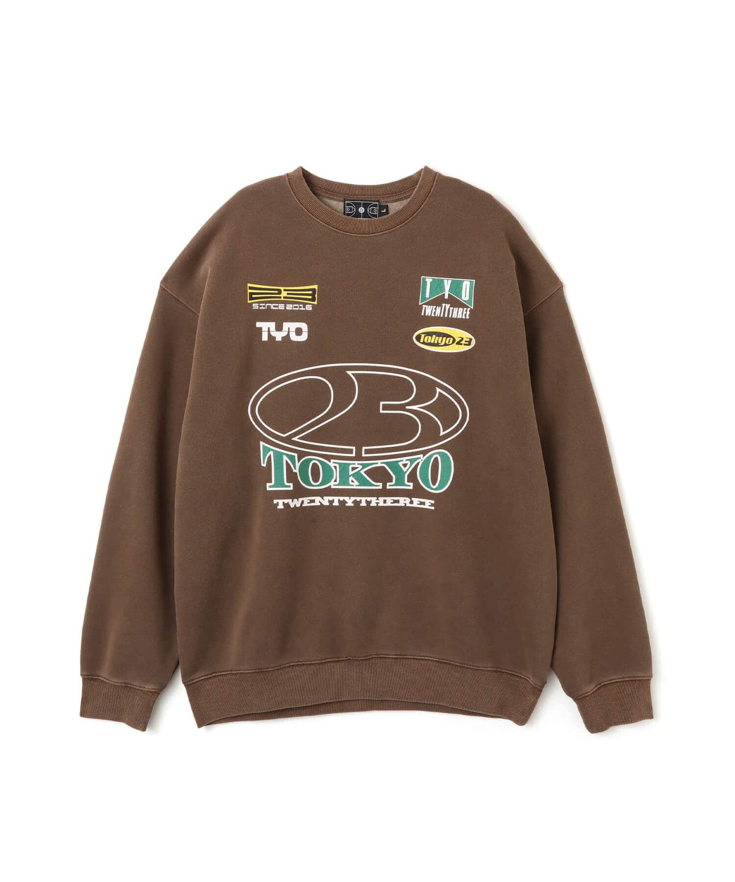 TOKYO 23 Vintage Racing Sweatshirt BROWNのメイン画像