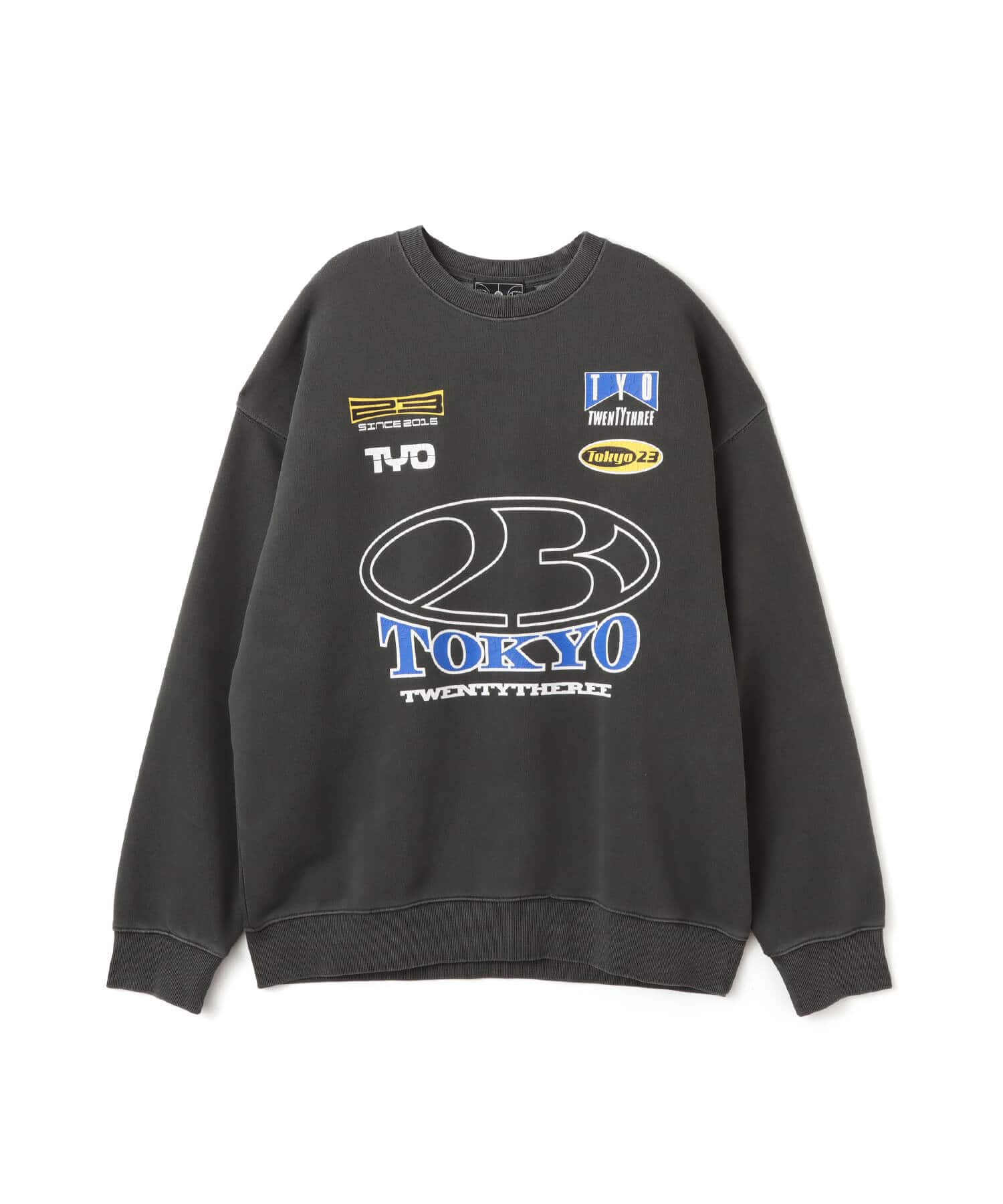 TOKYO 23 Vintage Racing Sweatshirt CHARCOALのメイン画像