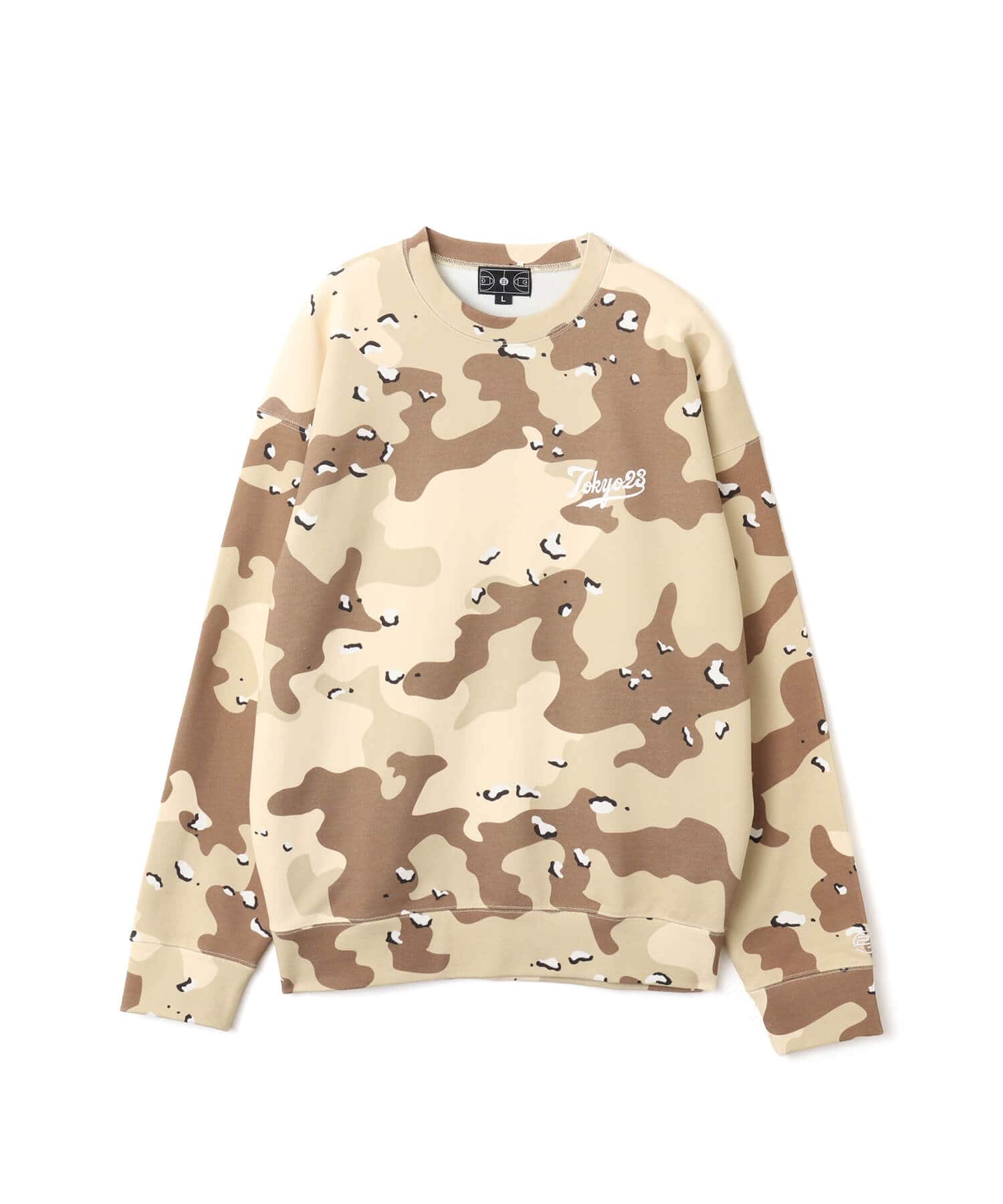 TOKYO 23 Script Logo Sweatshirt DESERT CAMOUFLAGEのメイン画像