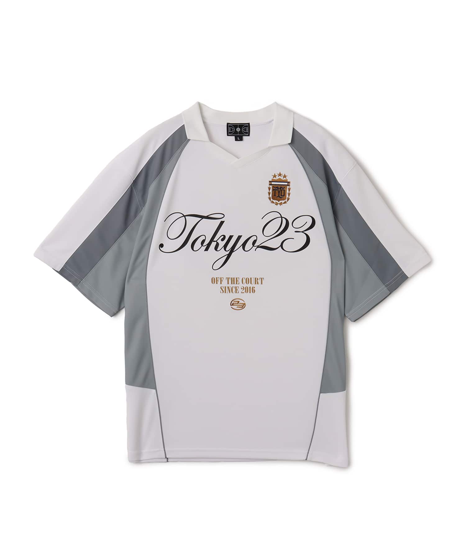 TOKYO 23 GAME SHIRT WHITE（トウキョウ23 ゲーム シャツ