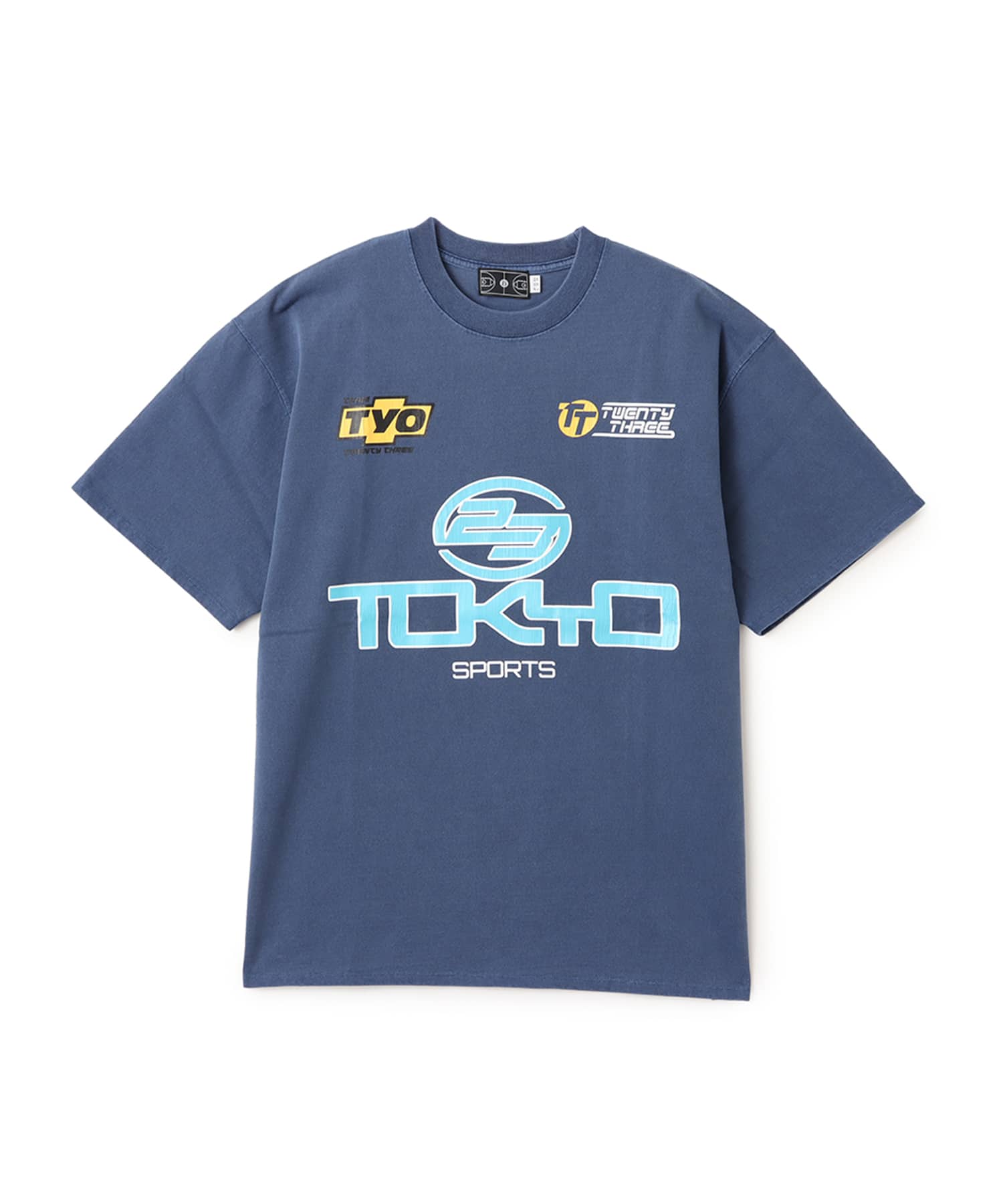 TOKYO 23 Racing Print T-shirt NAVYのメイン画像