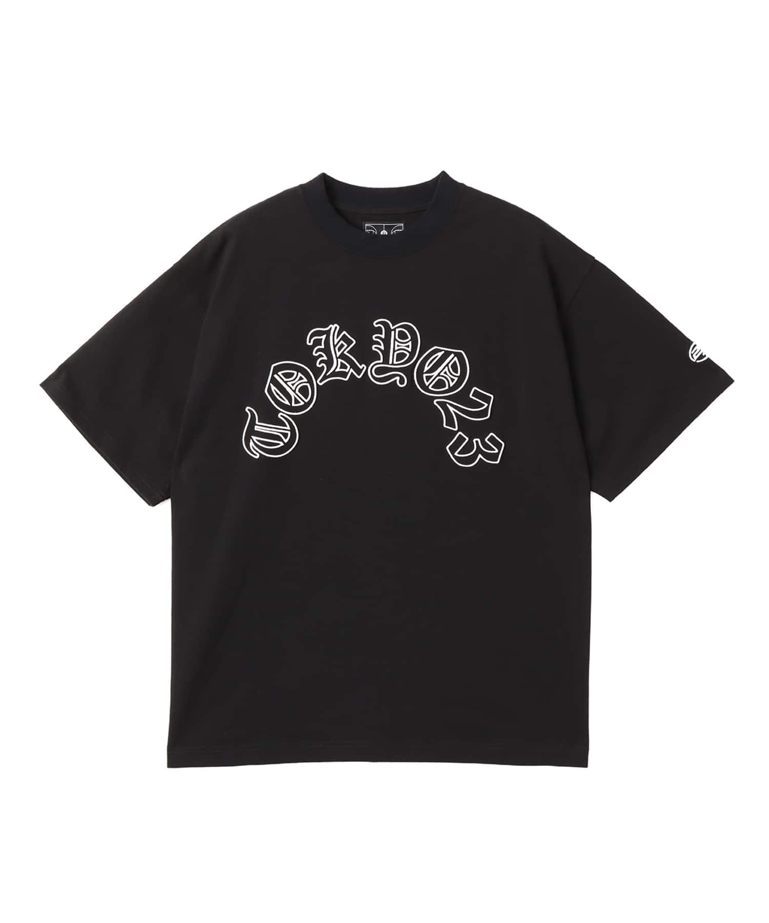 TOKYO 23 Embroidery Simple Logo T-shirt BLACKのメイン画像