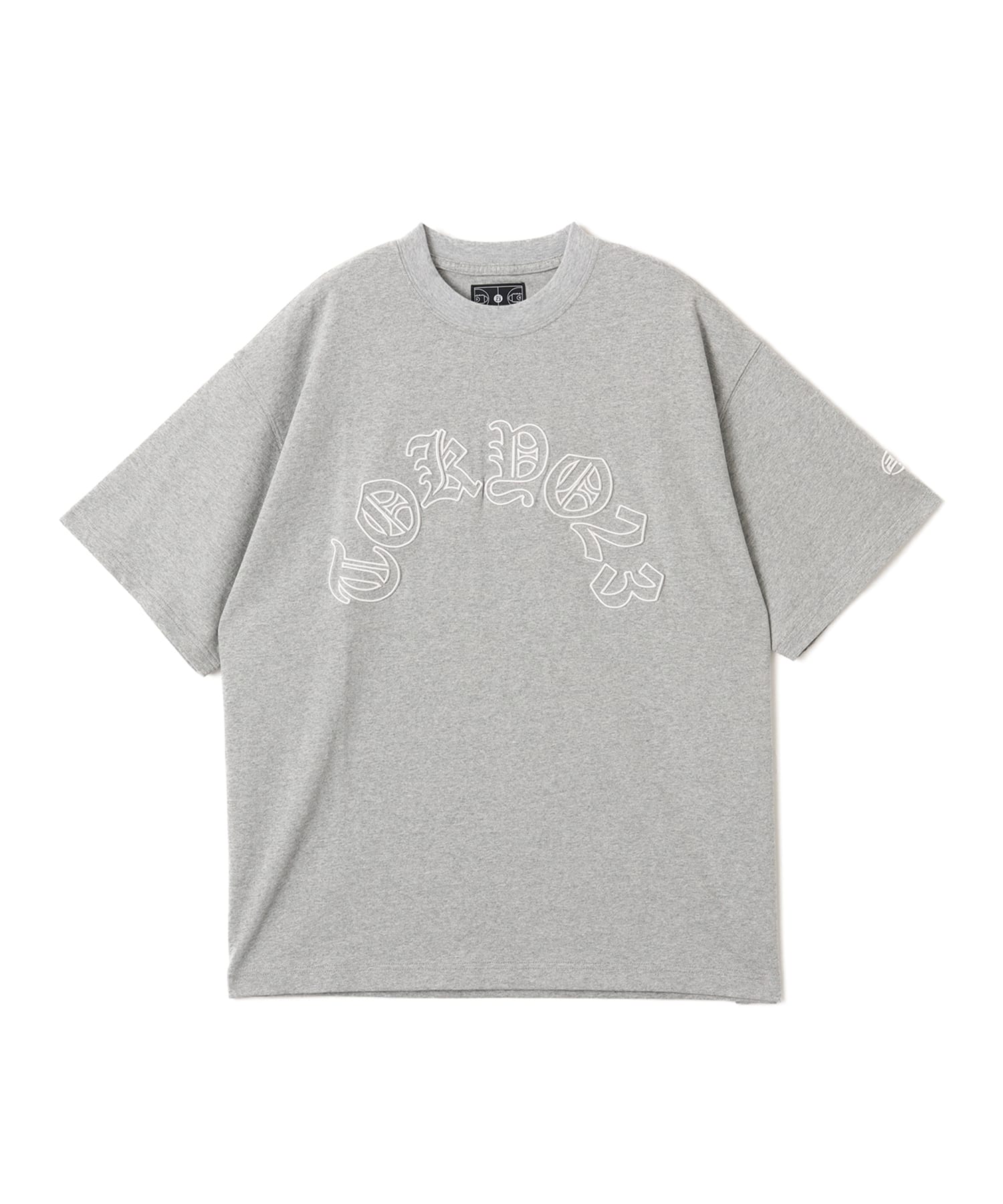 TOKYO 23 Embroidery Simple Logo T-shirt GRAYのメイン画像