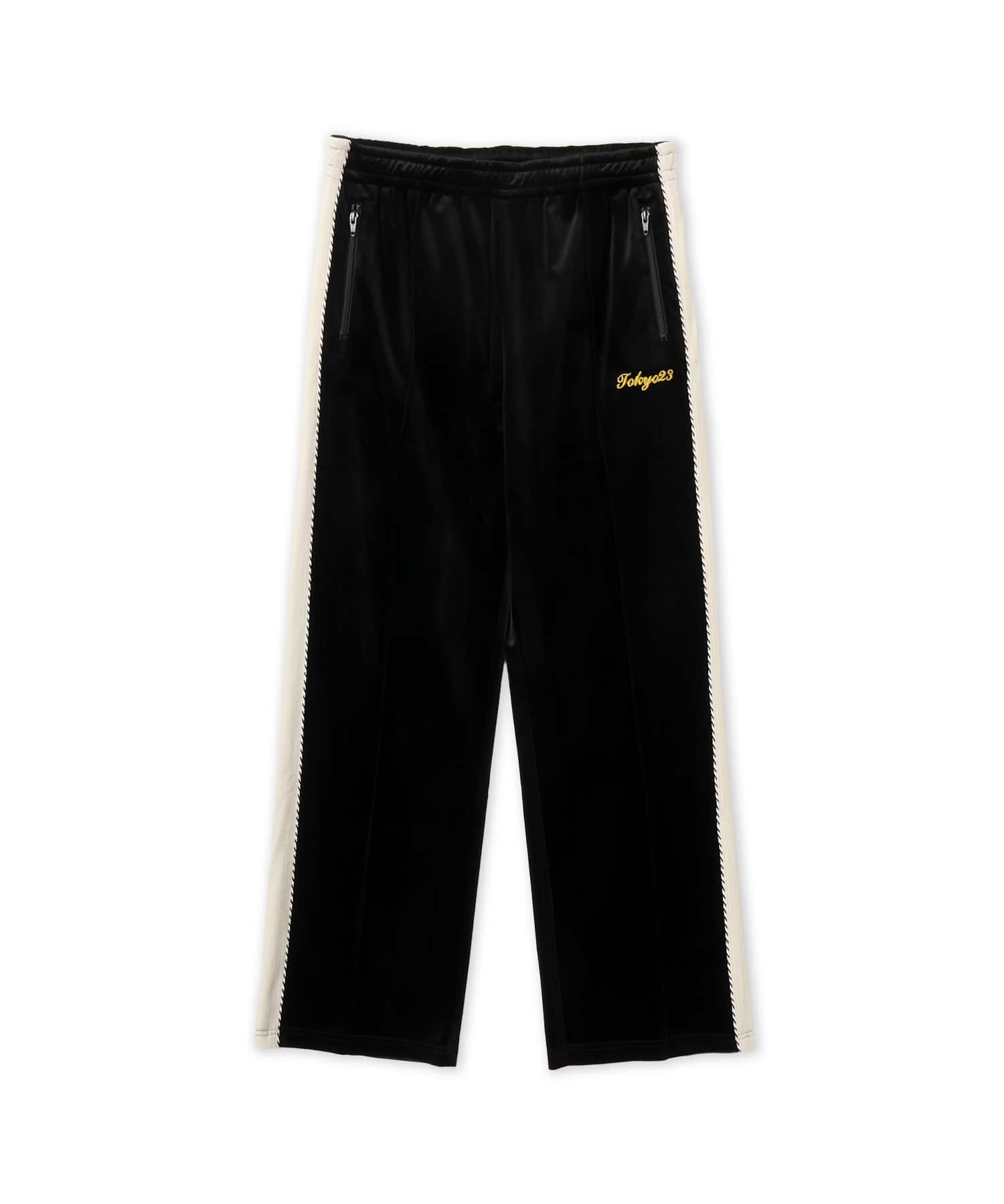 TOKYO 23 Velour Pants BLACKのメイン画像