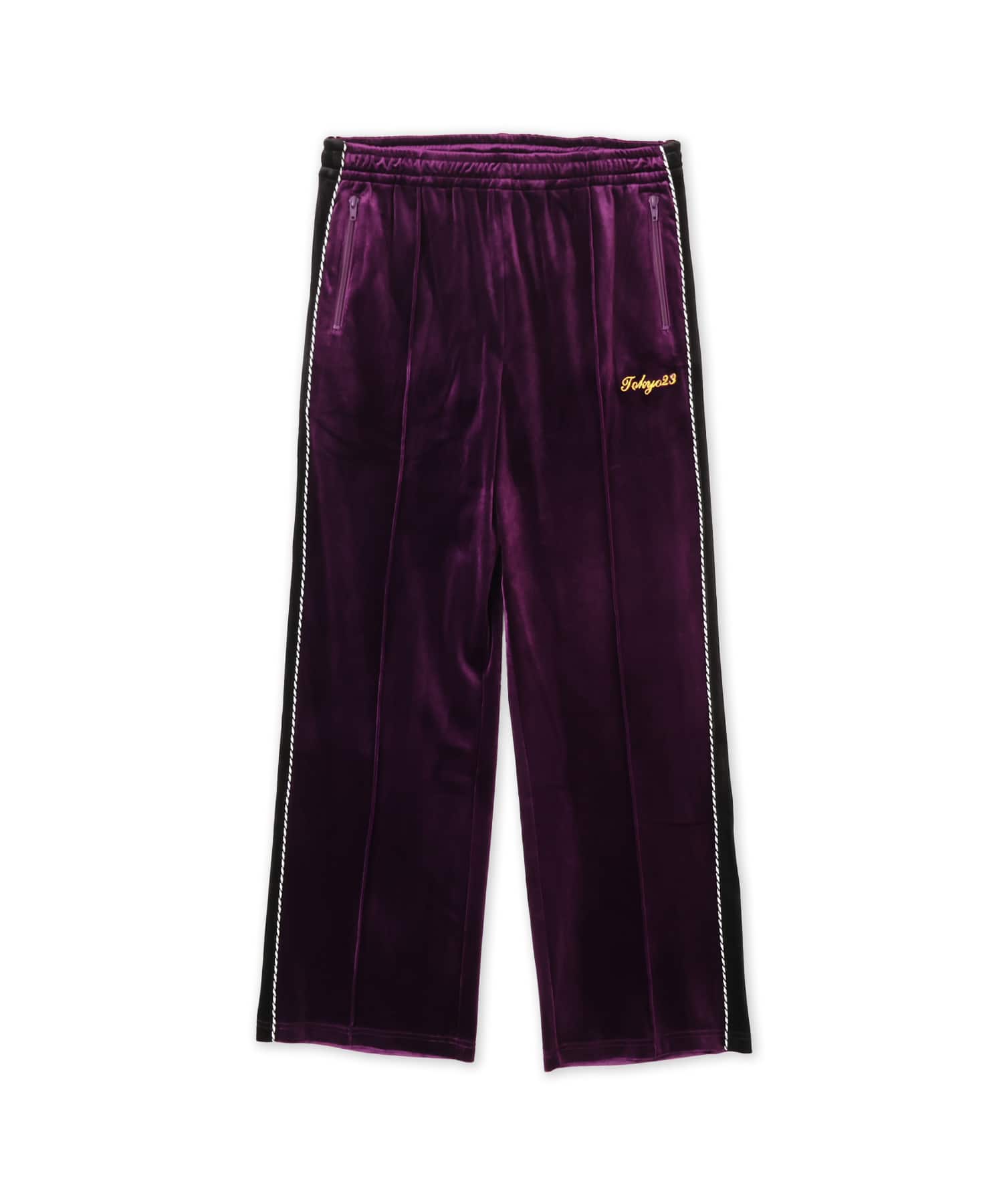 TOKYO 23 Velour Pants PURPLEのメイン画像