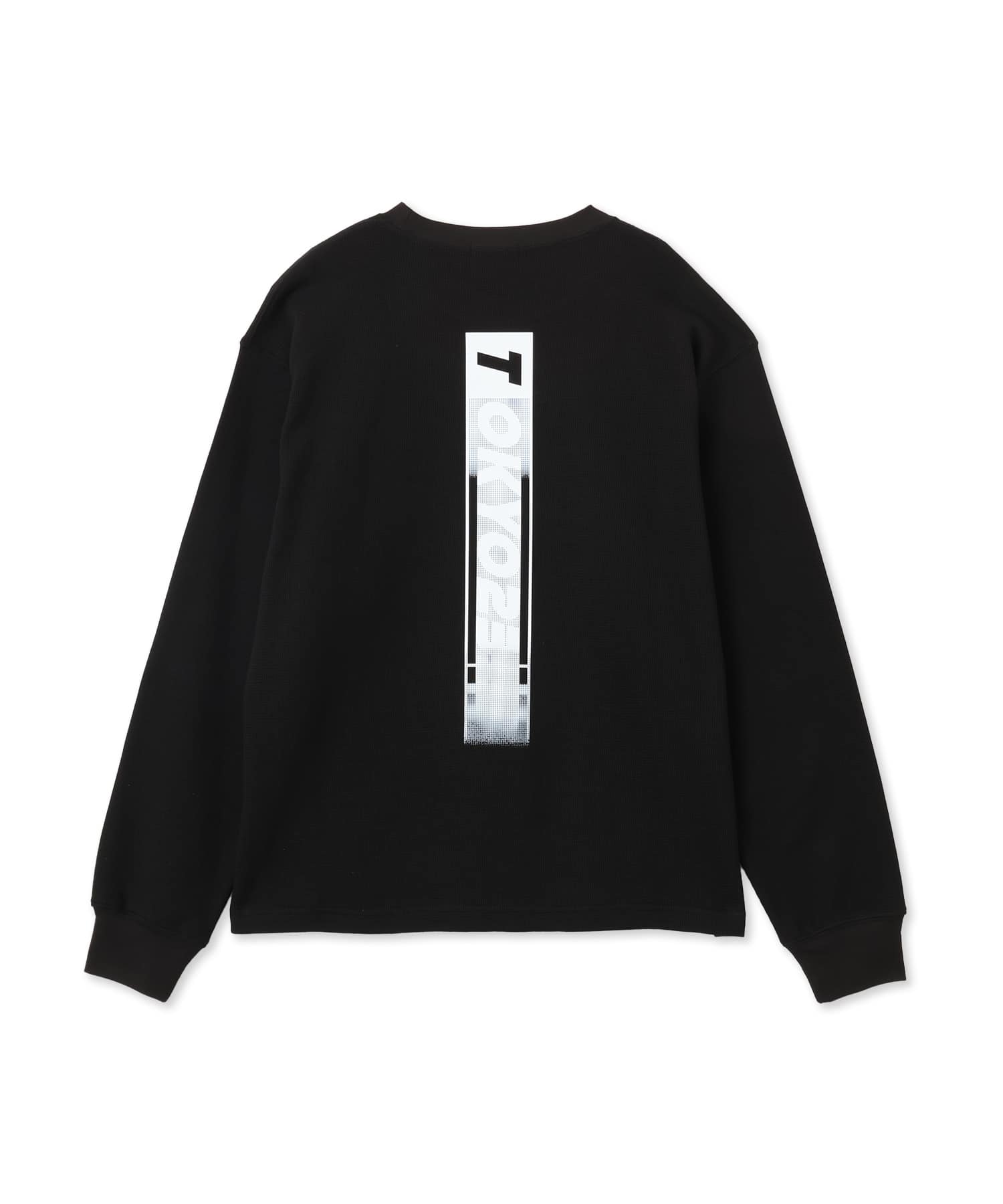 TOKYO 23 Waffle L/S T-shirt BLACKのメイン画像
