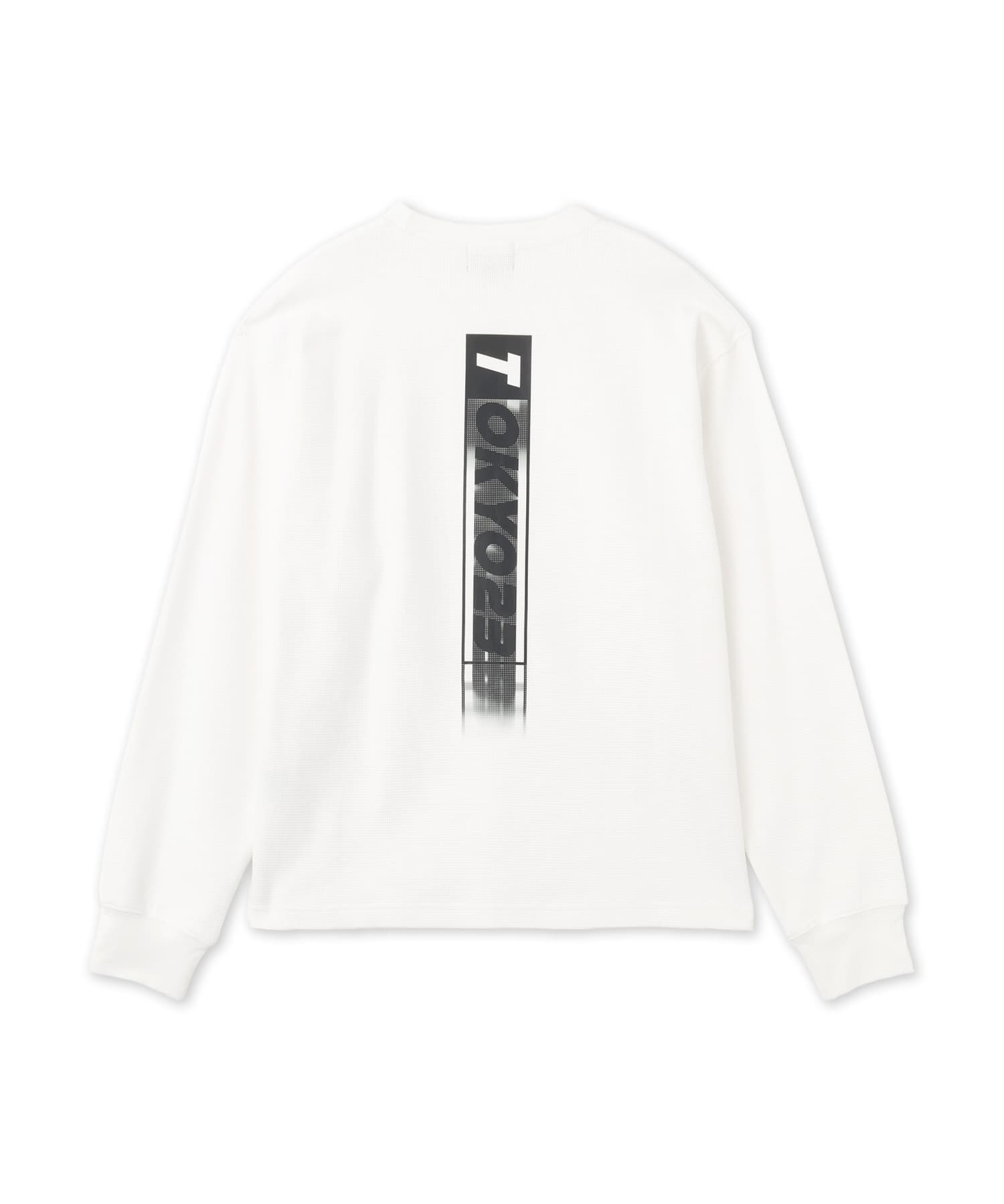 TOKYO 23 Waffle L/S T-shirt WHITE（トウキョウ 23 ワッフル ロング