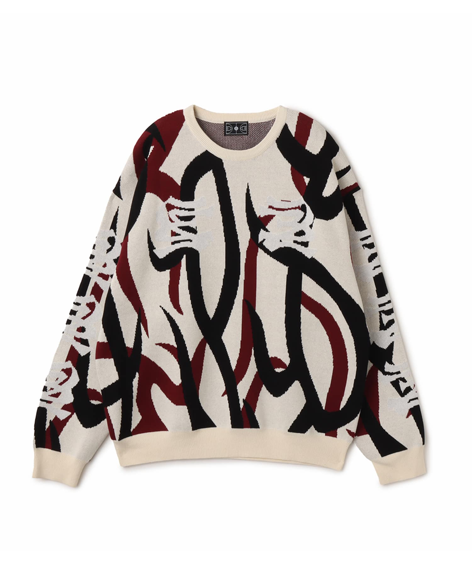 TOKYO 23 Jaquard Logo Sweater CAMOUFLAGEのメイン画像